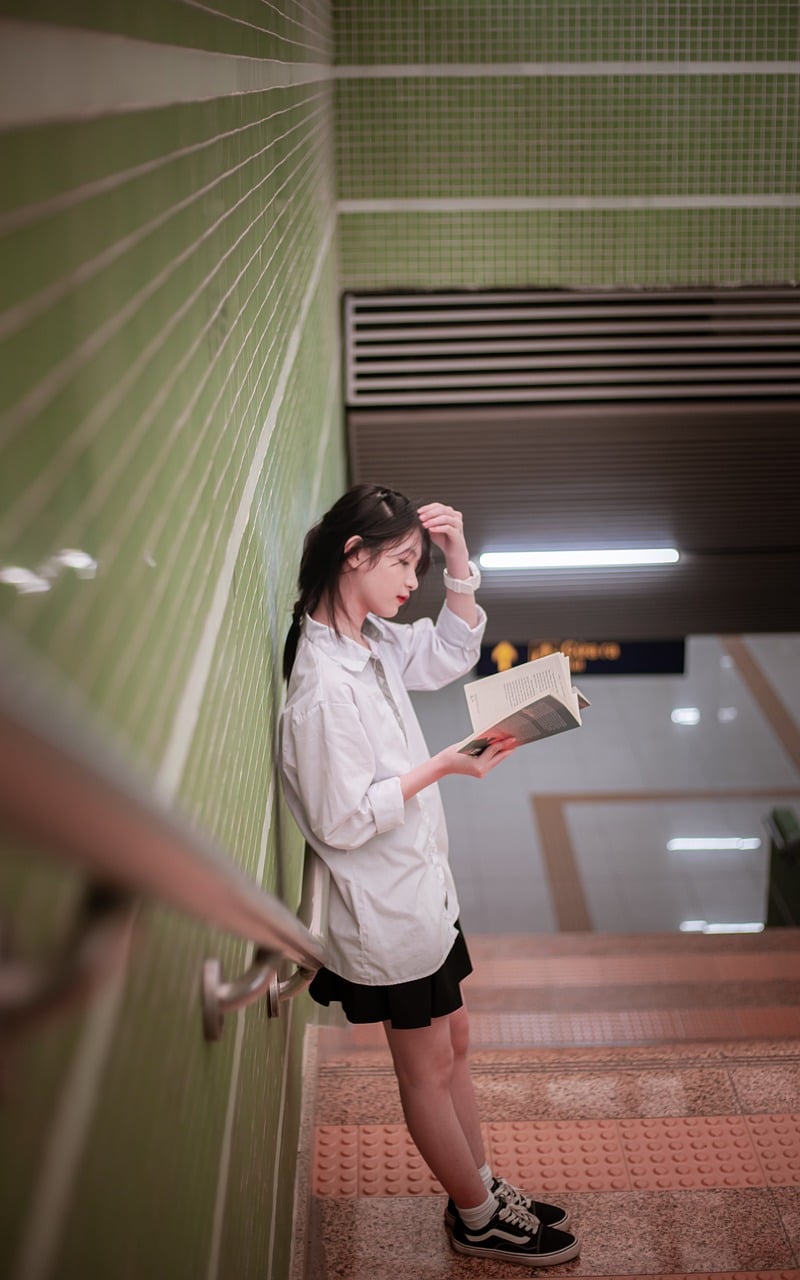 Student Studying